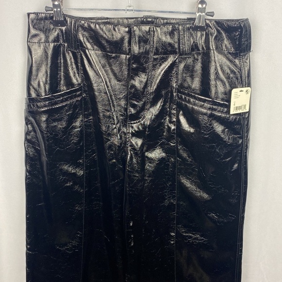 FREE People Star-Crossed Lovers Vegan Straight-Leg Pants - Size 4 - Picture 8 of 16